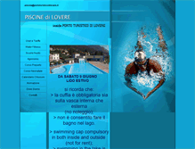 Tablet Screenshot of piscinedilovere.it